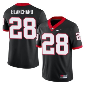 #28 Walter Blanchard University of Georgia Mens Player Jersey - Black