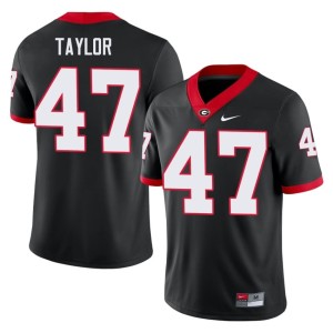 #47 Will Taylor University of Georgia Bulldogs Mens Alumni Jersey - Black