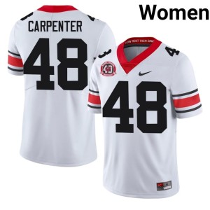 #48 Duncan Carpenter University of Georgia Womens 1980 National Champions 40th Anniversary Alumni Jersey - White