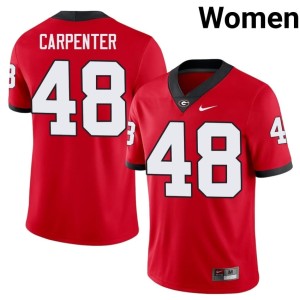 #48 Duncan Carpenter UGA Women Player Jersey - Red