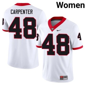 #48 Duncan Carpenter University of Georgia Bulldogs Womens 2026-27 Jersey - White