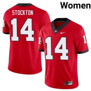 #14 Gunner Stockton University of Georgia Bulldogs Women's Official Jersey - Red