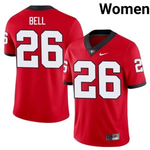 #26 Micah Bell DGDs Womens Replica Jerseys - Red