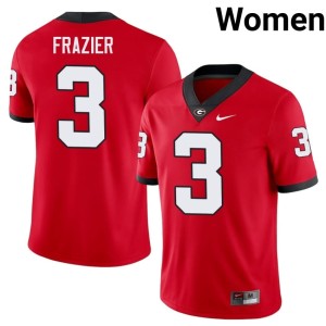 #3 Nate Frazier Georgia Bulldogs Women's 2026 Jerseys - Red