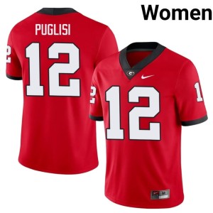 #12 Ryan Puglisi Georgia Women Alumni Jerseys - Red