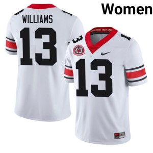 #13 Tyler J. Williams Georgia Women 1980 National Champions 40th Anniversary Game Jerseys - White
