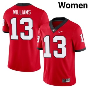 #13 Tyler J. Williams DGDs Women's Game Jerseys - Red