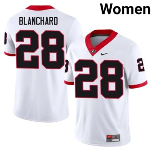 #28 Walter Blanchard Bulldog Nation Women's 2026 Jerseys - White