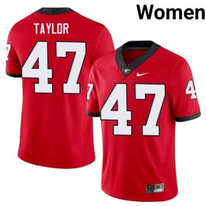 #47 Will Taylor DGDs Women's High School Jersey - Red