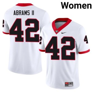 #42 Nick Abrams II Dawgs Womens Player Jersey - White