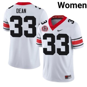#33 PJ Dean DGDs Womens 1980 National Champions 40th Anniversary College Jersey - White
