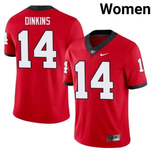 #14 Rasean Dinkins Dawgs Women 2026 Jerseys - Red