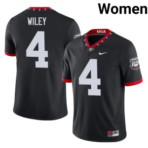 #4 CJ Wiley DGDs Womens Mascot 100th Anniversary Stitched Jerseys - Black