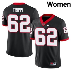 #62 Charley Trippi Georgia Women 2026-27 Jerseys - Black