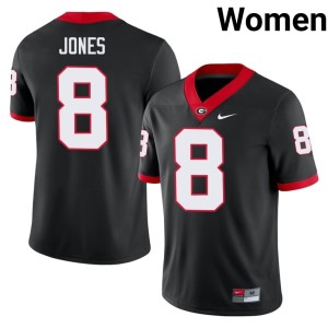 #8 Demello Jones University of Georgia Women's Limited Jerseys - Black