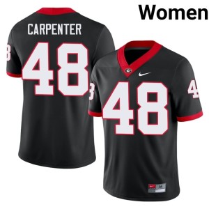 #48 Duncan Carpenter UGA Women Player Jerseys - Black