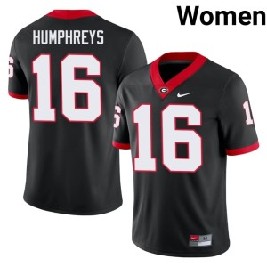 #16 London Humphreys UGA Women Player Jerseys - Black