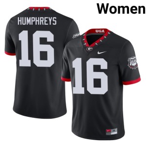 #16 London Humphreys Damn Good Dawgs Women's Mascot 100th Anniversary 2026 Jersey - Black