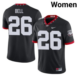 #26 Micah Bell Georgia Women's Mascot 100th Anniversary Replica Jersey - Black