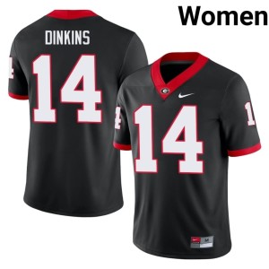 #14 Rasean Dinkins Dawgs Womens College Jersey - Black
