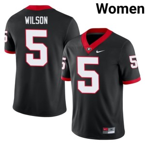 #5 Raylen Wilson Georgia Bulldogs Womens 2026-27 Jersey - Black