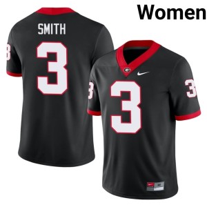 #3 Roquan Smith University of Georgia Womens Football Jerseys - Black