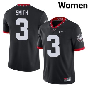 #3 Roquan Smith Georgia Bulldogs Women Mascot 100th Anniversary 2026 Jerseys - Black