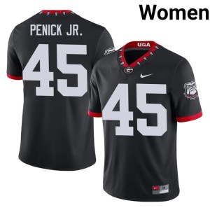 #45 Terrence Penick Jr. Go Dawgs Women's Mascot 100th Anniversary Replica Jersey - Black