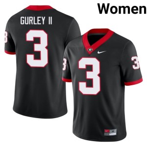 #3 Todd Gurley II Bulldog Nation Women 2026-27 Jerseys - Black
