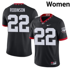 #22 Todd Robinson DGDs Women Mascot 100th Anniversary NCAA Jerseys - Black