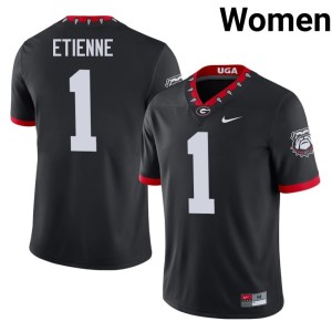 #1 Trevor Etienne Georgia Women Mascot 100th Anniversary Limited Jersey - Black