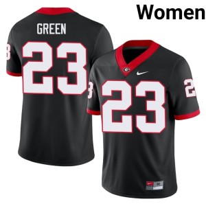 #23 Tyriq Green University of Georgia Womens Alumni Jerseys - Black