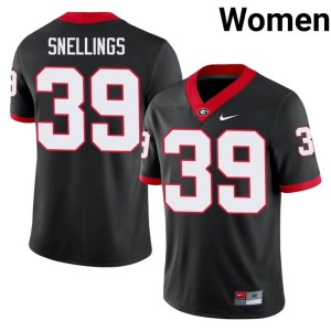 #39 Will Snellings DGDs Women Stitched Jerseys - Black