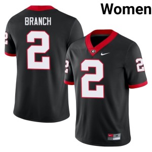 #2 Zion Branch Bulldog Nation Womens Limited Jersey - Black