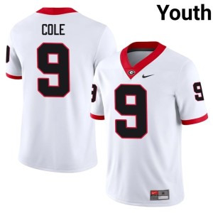 #9 Chris Cole DGDs Youth Game Jerseys - White