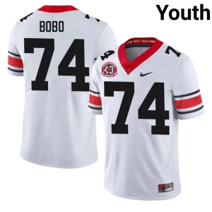 #74 Drew Bobo University of Georgia Youth 1980 National Champions 40th Anniversary 2026-27 Jerseys - White