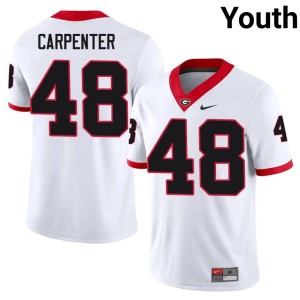 #48 Duncan Carpenter UGA Youth Alumni Jerseys - White
