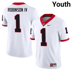 #1 Ellis Robinson IV Dawgs Youth Limited Jerseys - White