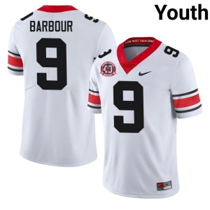 #9 Ethan Barbour University of Georgia Bulldogs Youth 1980 National Champions 40th Anniversary Stitched Jersey - White