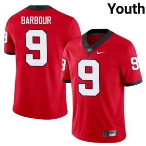 #9 Ethan Barbour Bulldog Nation Youth Alumni Jerseys - Red