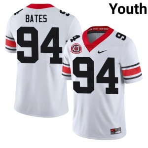 #94 Henry Bates DGDs Youth 1980 National Champions 40th Anniversary College Jerseys - White