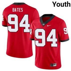 #94 Henry Bates Dawgs Youth Stitched Jerseys - Red