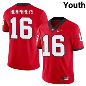 #16 London Humphreys University of Georgia Youth Alumni Jerseys - Red