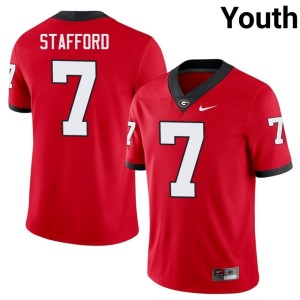 #7 Matthew Stafford DGDs Youth University Jerseys - Red