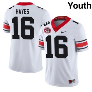 #16 Maurice Hayes University of Georgia Bulldogs Youth 1980 National Champions 40th Anniversary Game Jerseys - White