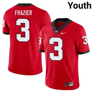 #3 Nate Frazier Georgia Bulldogs Youth College Jerseys - Red