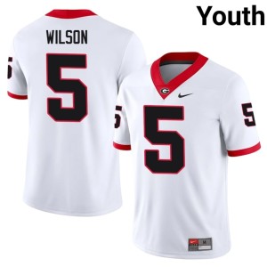 #5 Raylen Wilson UGA Bulldogs Youth 2026-27 Jersey - White