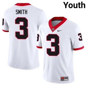 #3 Roquan Smith Georgia Bulldogs Youth 2026-27 Jersey - White
