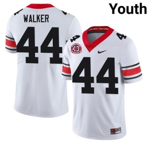 #44 Travon Walker University of Georgia Bulldogs Youth 1980 National Champions 40th Anniversary College Jerseys - White