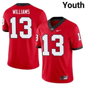 #13 Tyler J. Williams Georgia Youth Limited Jersey - Red